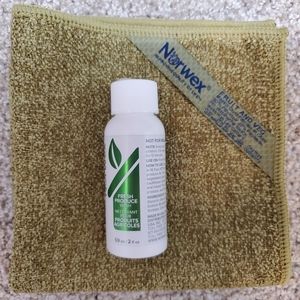 New norwex fruit & veggie cloth + sample size produce wash